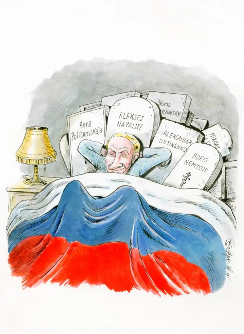 A Caricature of Putin That Speaks Volumes
