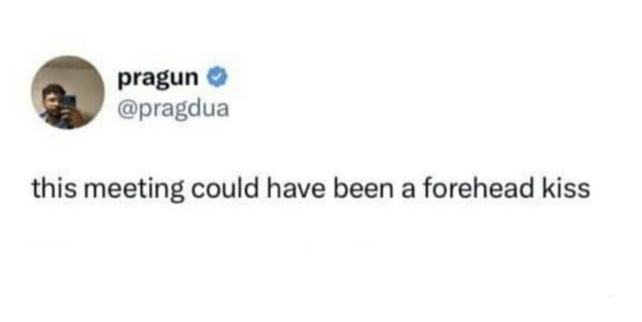 A screenshot of a tweet by user 'pragun' with a verified blue checkmark, showing a circular profile picture of a man taking…