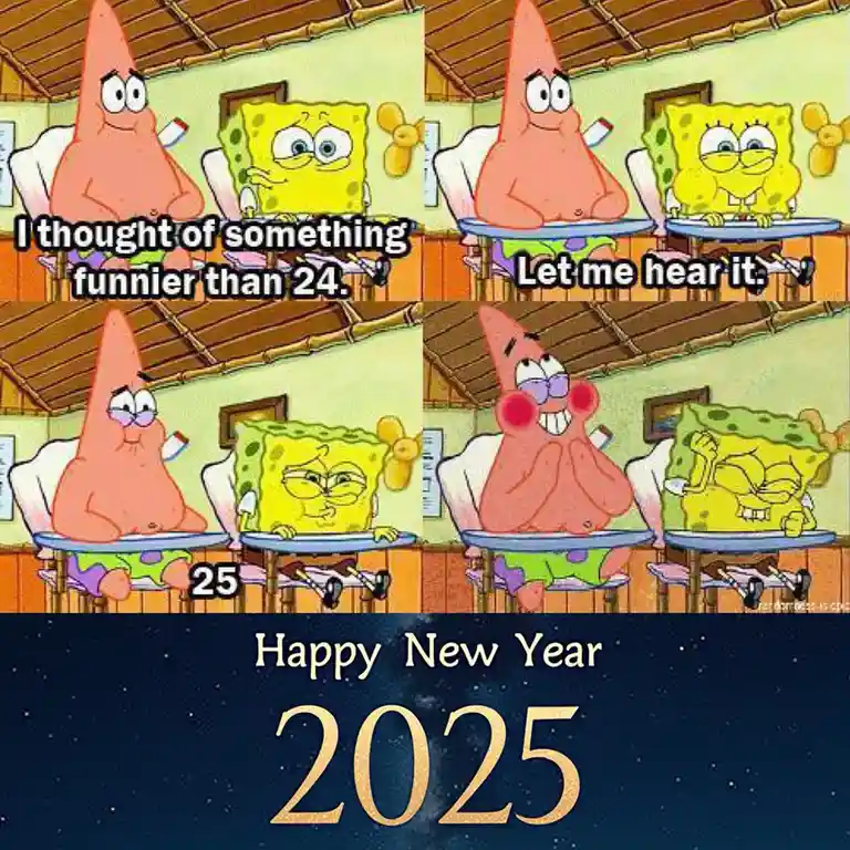 The image is a four-panel meme featuring SpongeBob and Patrick Star from the animated series 'SpongeBob SquarePants'. In the…