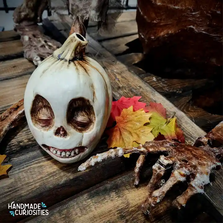 Meet the Terrifying Pumpkin Boy Tiki for Halloween!