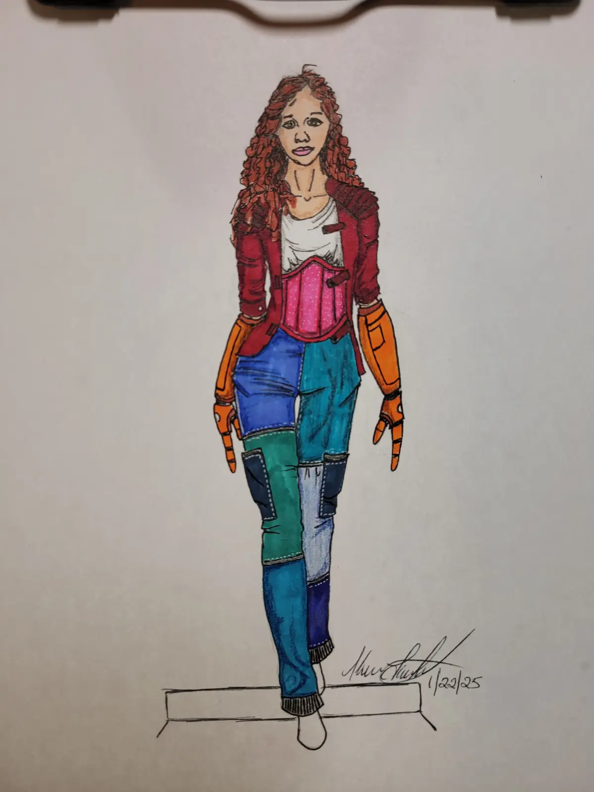 The Colorful Journey of the Patchwork Girl