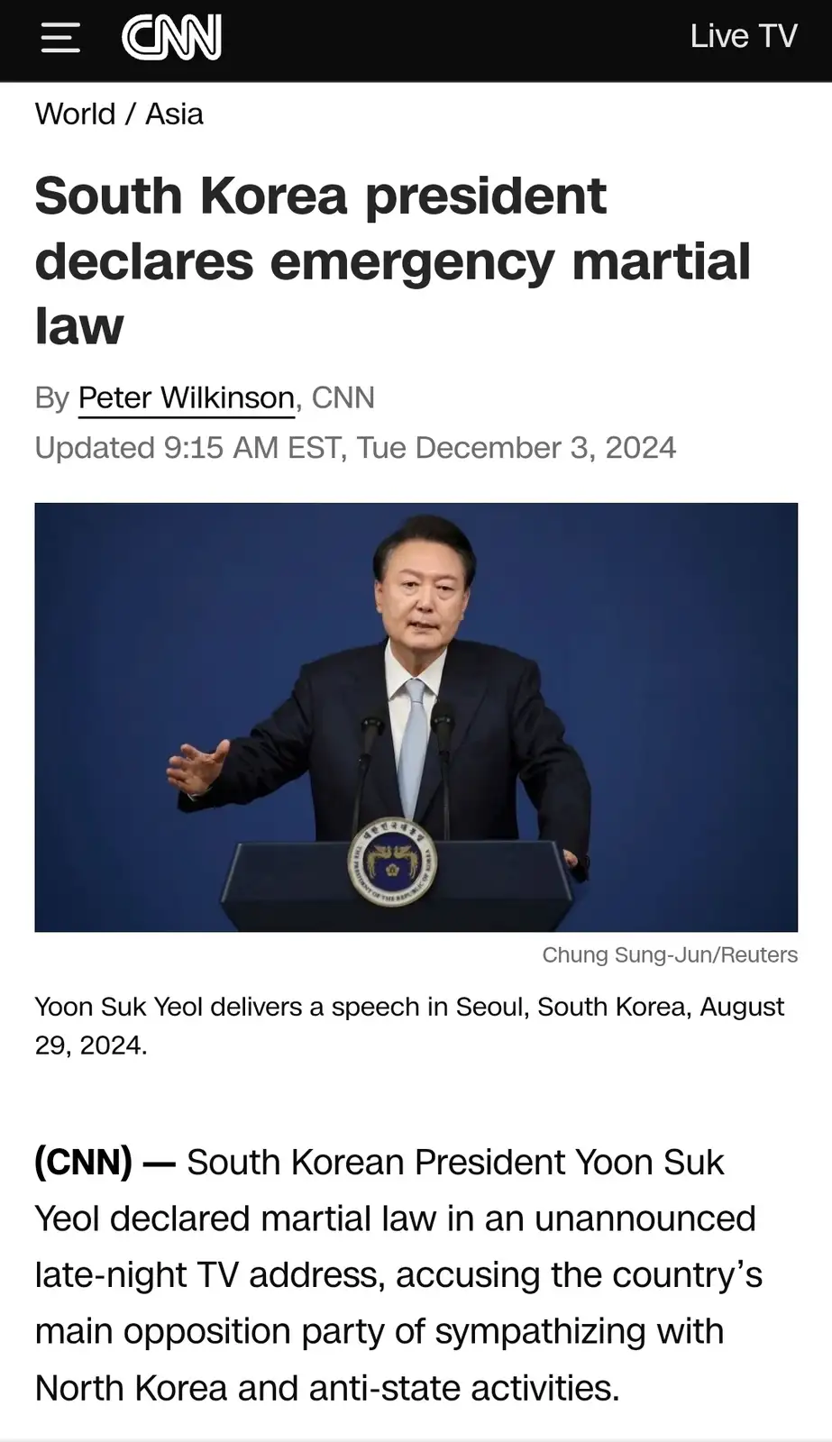Imagine a Liberal Government Declaring Martial Law Against an Enemy-Influenced Opposition: A Bold Concept!