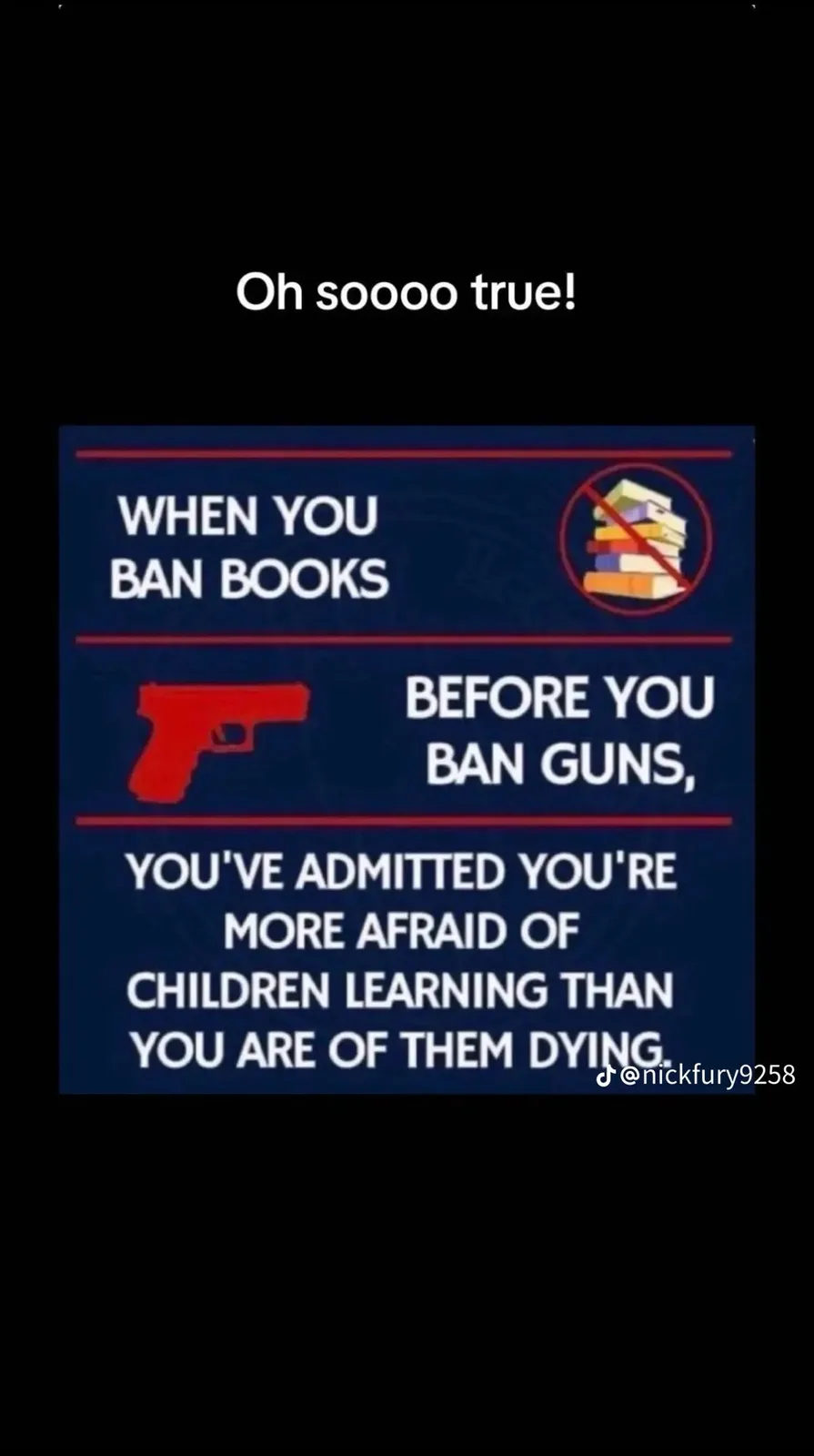 The image displays a blue graphic with white text and red icons. It shows a stack of books with a red prohibition symbol…