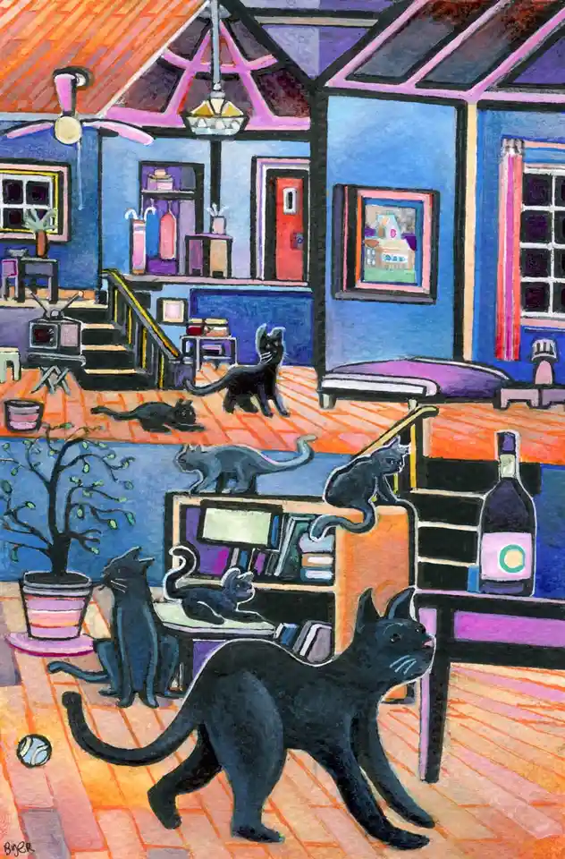 Welcome to the Seven Cat House: A Feline Paradise