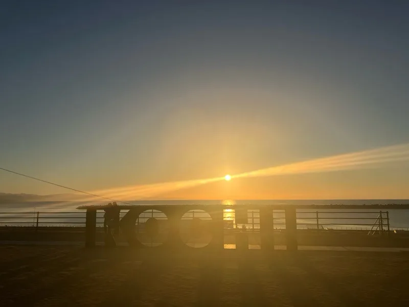 The beauty of sunrise in Japan.
