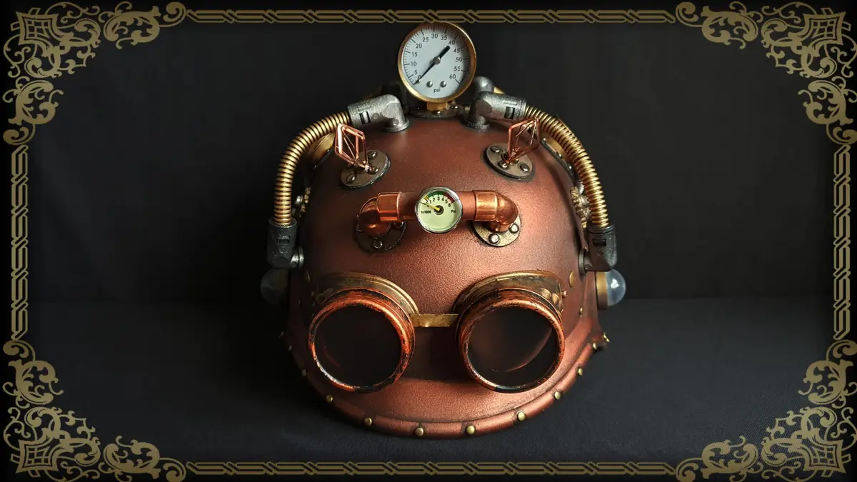 Exploring the Wonders of Steampunk: The Enigmatic Large Helmet
