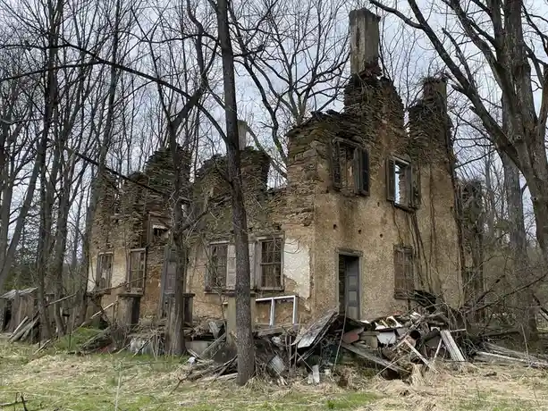 The Last Remnants of a Forgotten Hotel in a Hidden PA Canal Town