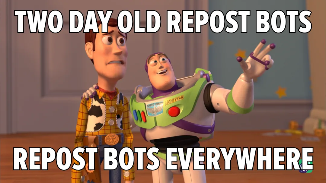 The image features two animated characters, Woody in a cowboy outfit and Buzz Lightyear in his space ranger suit, standing…
