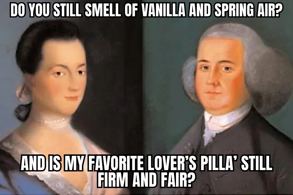 The image displays two classical portrait paintings side by side: a woman on the left wearing a white lace collar and pearl…